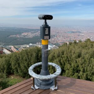 Teleskop binokular 20×80 me monedhe V0009( Binocular telescope, coin operated) , pajisje egzaminimi, llampa mjekesore, pajisje mjekesore , aparatura mjekesore ,teleskop , tirana,