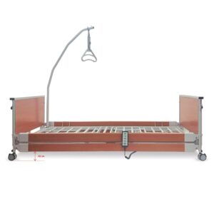 Krevat spitalor full elektrik , me 4 motorr, rrota, mbajtese anesore, suport pacienti - Figura 2