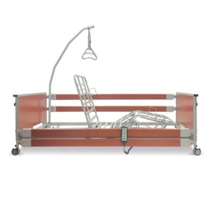 Krevat spitalor full elektrik , me 4 motorr, rrota, mbajtese anesore, suport pacienti - Figura 4